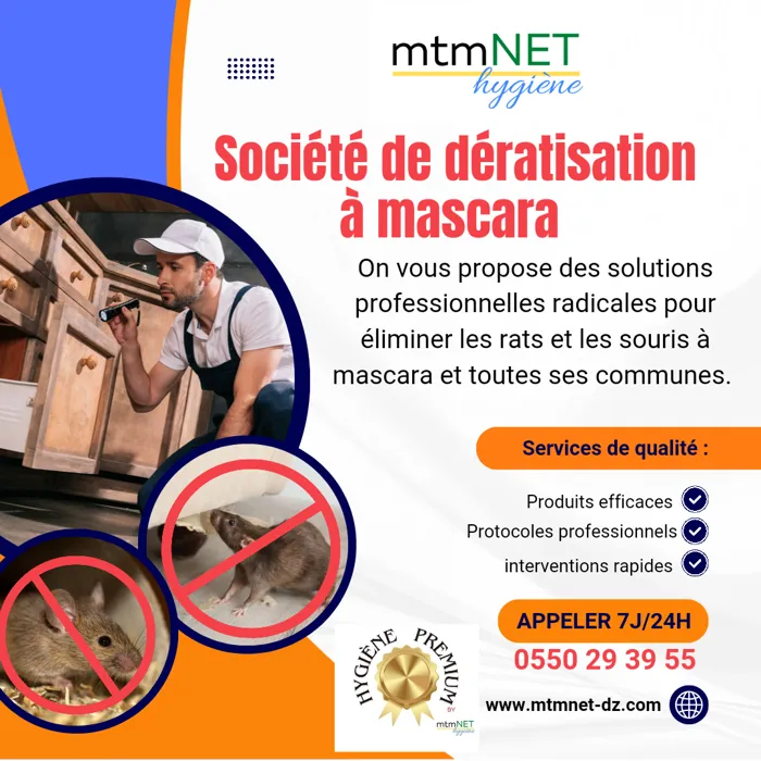 Entreprise de désinsectisation, dératisation et désinfection