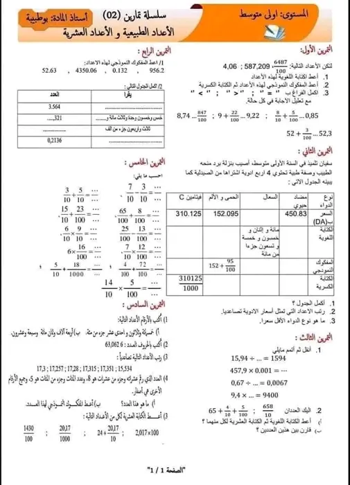 تقديم دروس تقوية خاصة في👈
 الطور الابتدائي : جميع المواد
