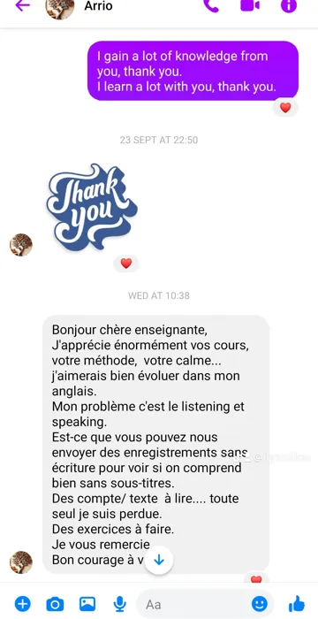 Je suis une enseignante pleinement qualifiée de langues angl