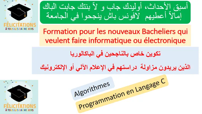 Nous assurons des cours en universitaires en informatique et