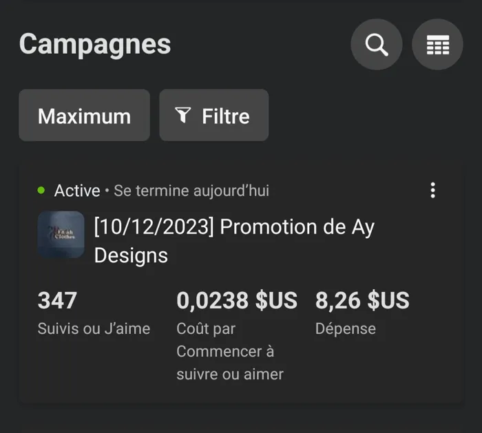 J'ai 3 ans d'expérience dans le marketing digital je vous of