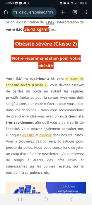 Je suis docteur en médecine et nutritionniste 
Je peux vous