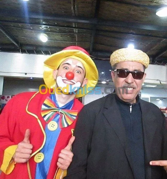 Meilleur clown a Oran 
avec le phénomène clown bol bol :   s