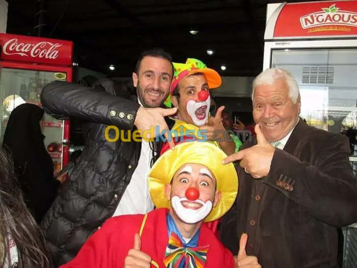 Meilleur clown a Oran 
avec le phénomène clown bol bol :   s