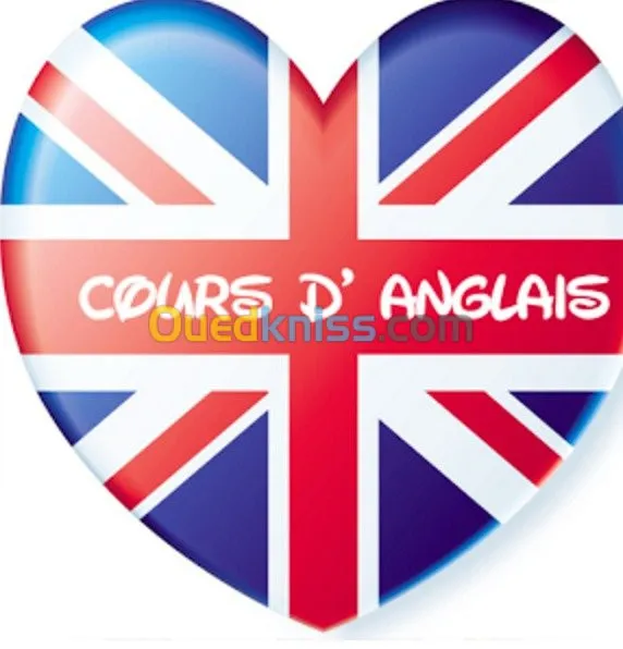 Cours d'Anglais 
Hello, Bonjour. Enseignante  d'anglais avec