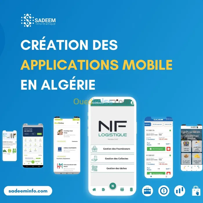 Créez votre application Mobile en Algérie avec les professio