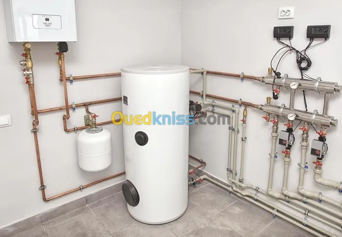 installation eau froide, eau chaude 
Prestation de service :