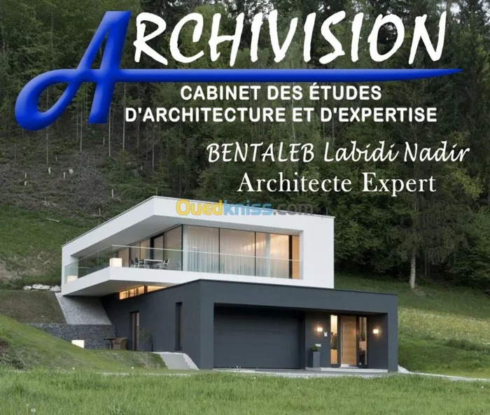 ARCHITECTE/EXPERT
CABINET DES ETUDES D'ARCHITECTURE ET D'EXP