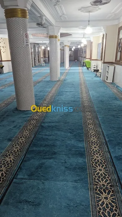 تنظيف و غسيل سجاد المساجد nettoyage et lavage tapis mosquée 