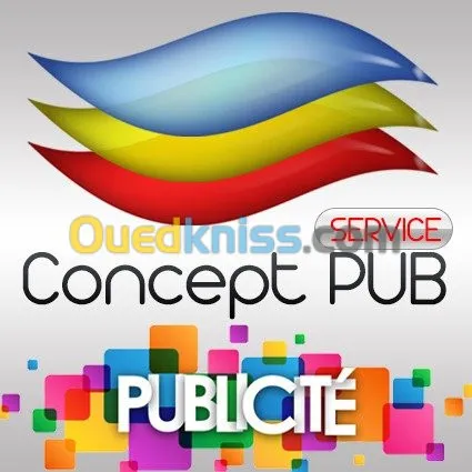  travaux de pub 
Concept Pub, agence de communication situé 