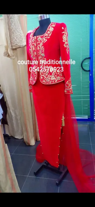 Je fais du sur mesure haute couture et broderie africaine ré