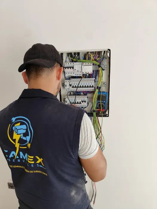 Installation tout les travaux d'électricité camera de survei